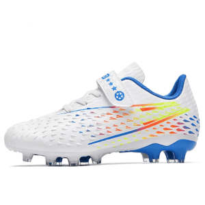 Zapatos de fútbol para niños, ultraligeros de entrenamiento rápido con tachuelas de fútbol sala, antideslizantes